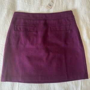 Loft Purple Skirt NWT